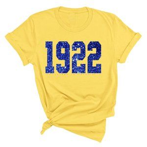 Sigma gamma rho tshirt/ 1922 glitter  tshirt